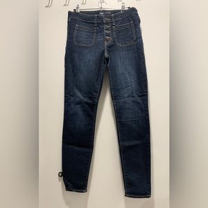 Gap button fly skinny jeans